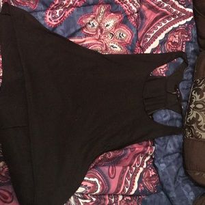 Black tank top